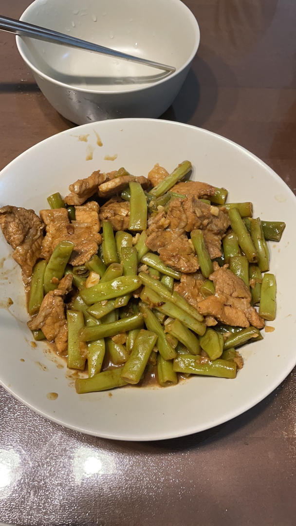 百吃不厌的东北豆角炖肉