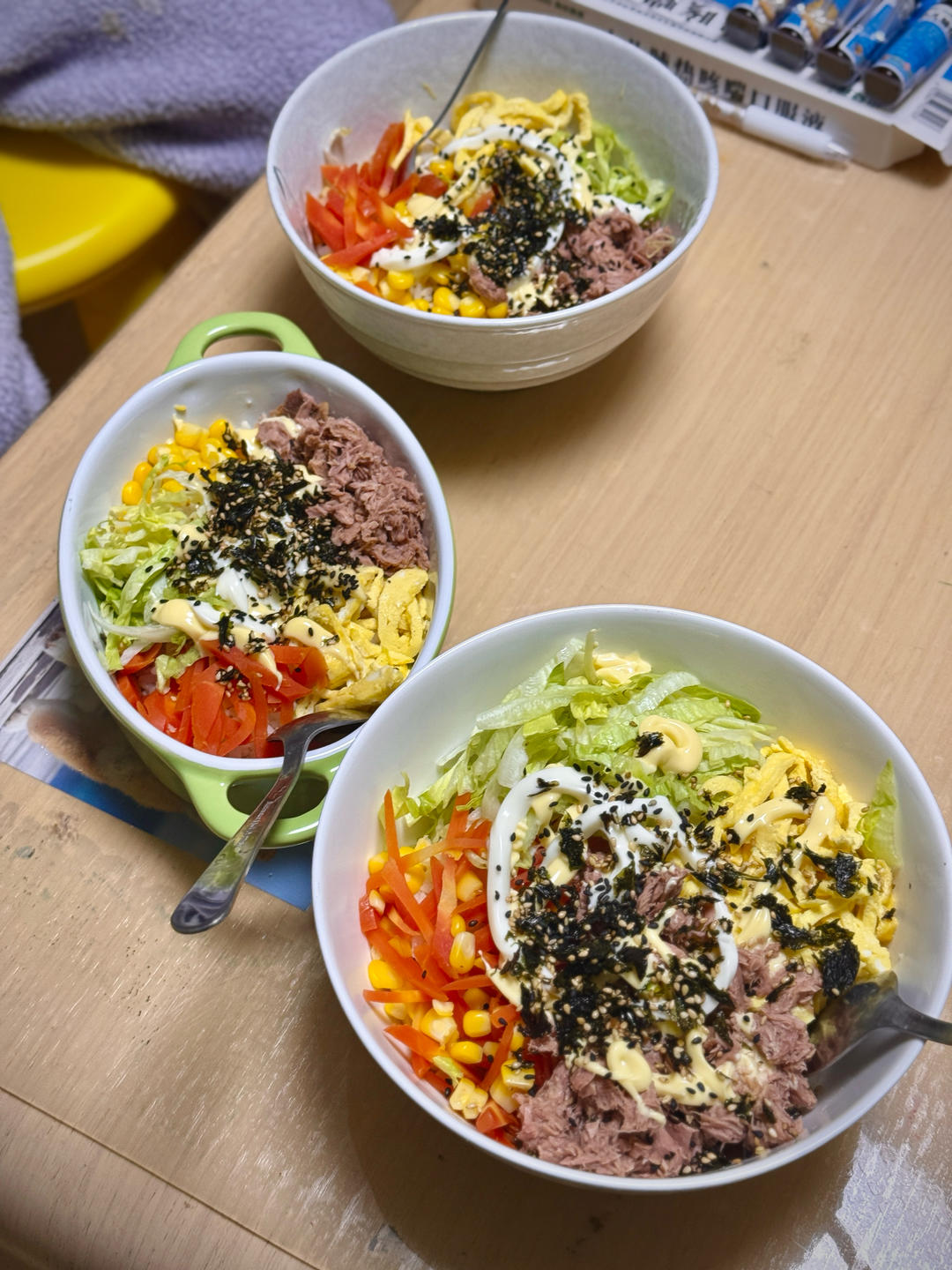 孩子超爱吃的金枪鱼海苔拌饭