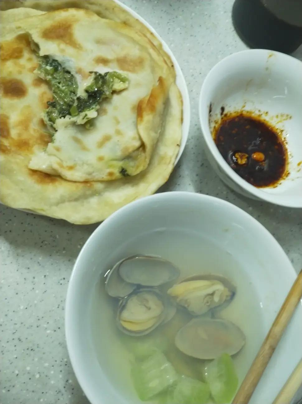 河南做法：塌菜馍