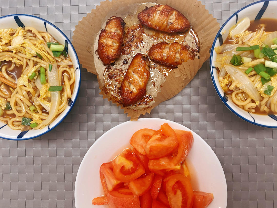 白菜炝锅面·老饭骨版