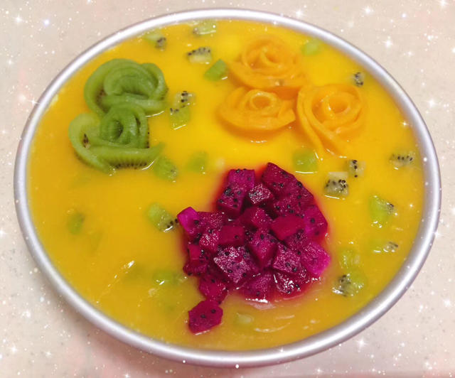 芒果纯酸奶慕斯