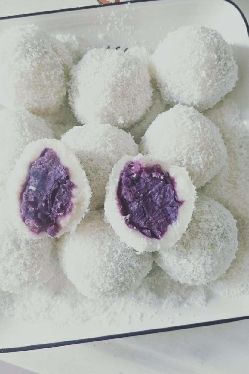 香甜紫薯糯米糍