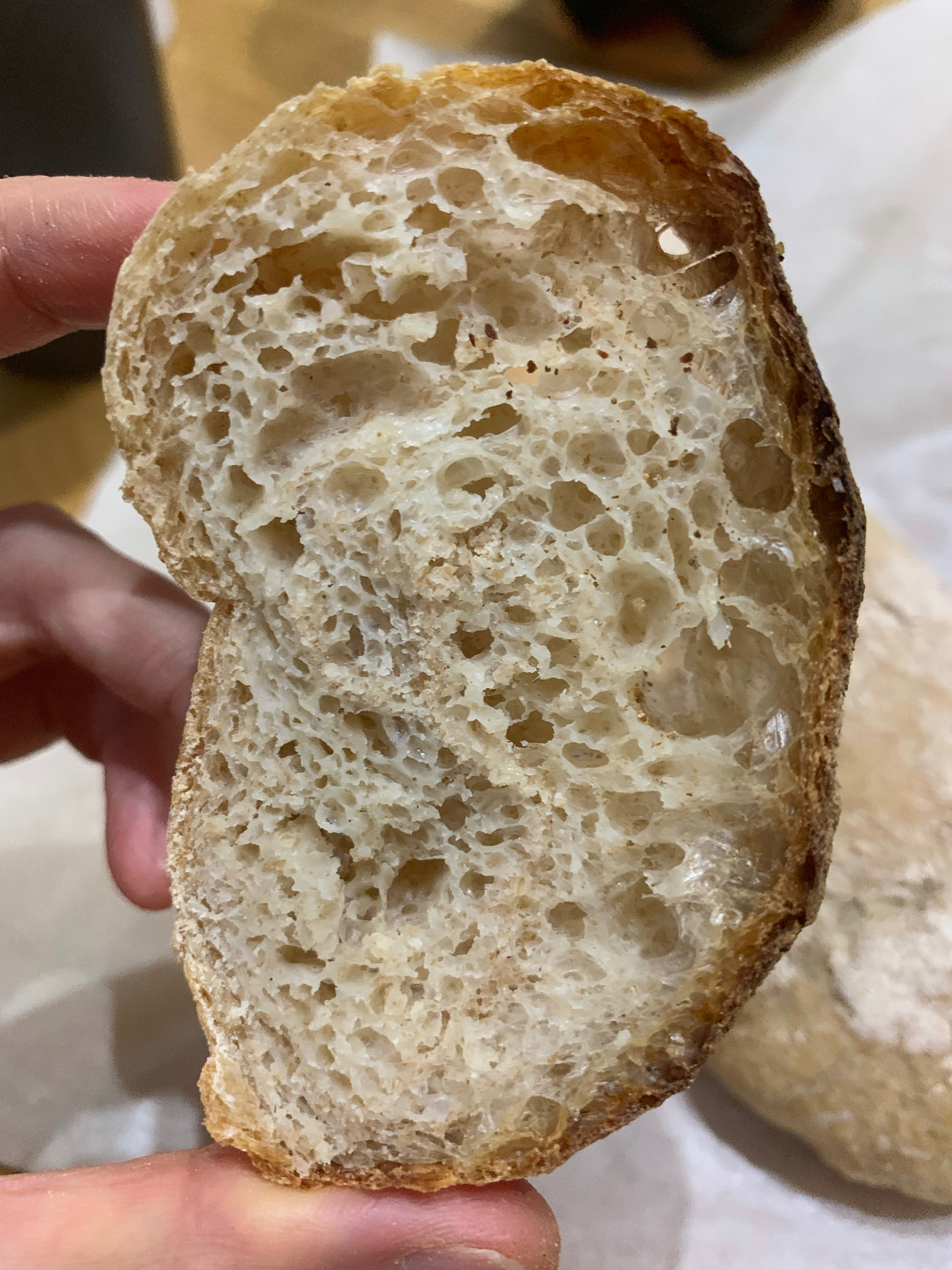 不用揉面的面包~意大利恰巴塔