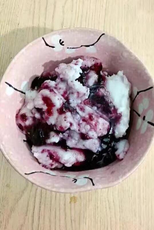 蓝莓山药泥