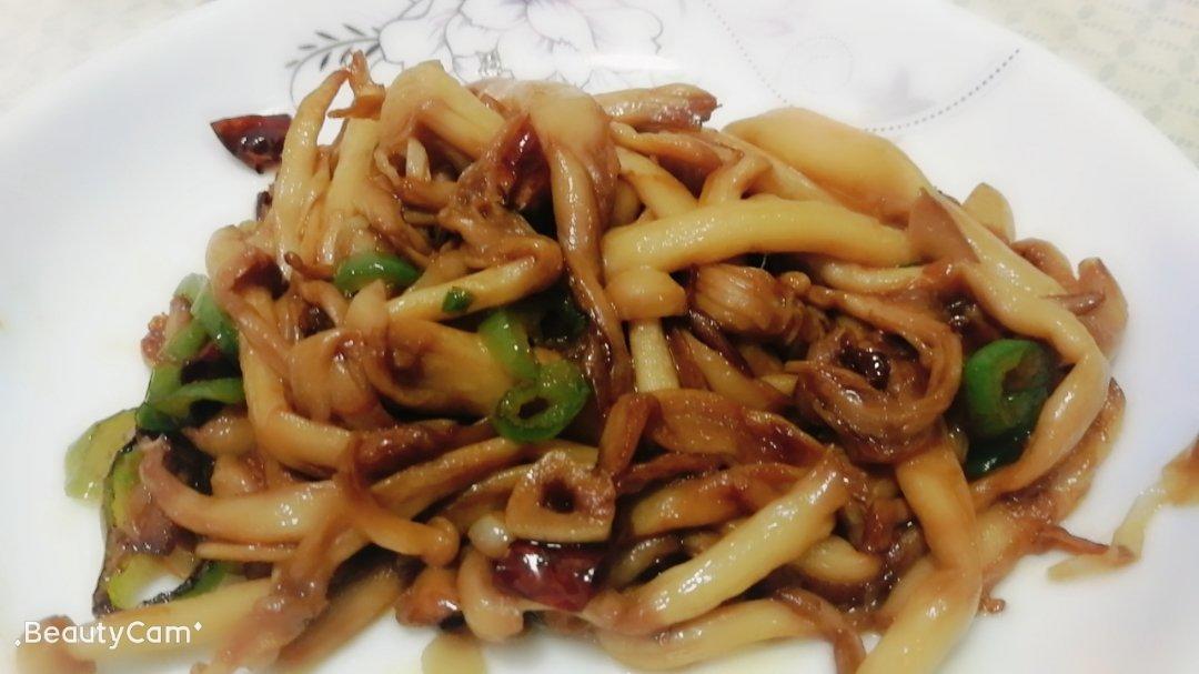 青椒素炒杏鲍菇