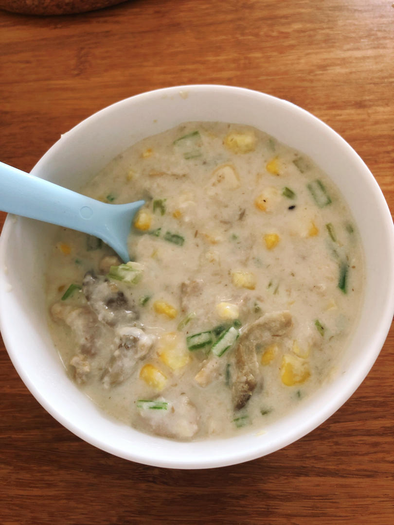 鸡蓉蘑菇粟米忌廉汤