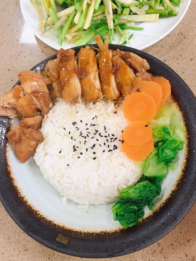 照烧鸡腿饭
