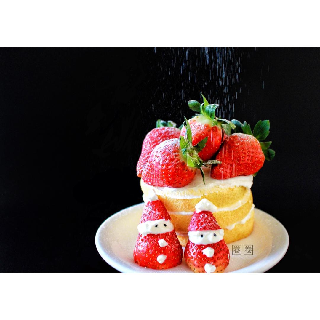 草莓裸蛋糕