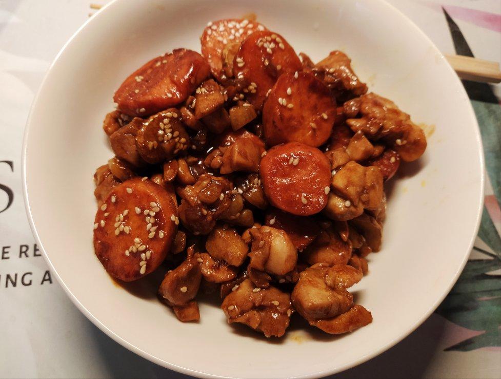 红薯烧鸡块