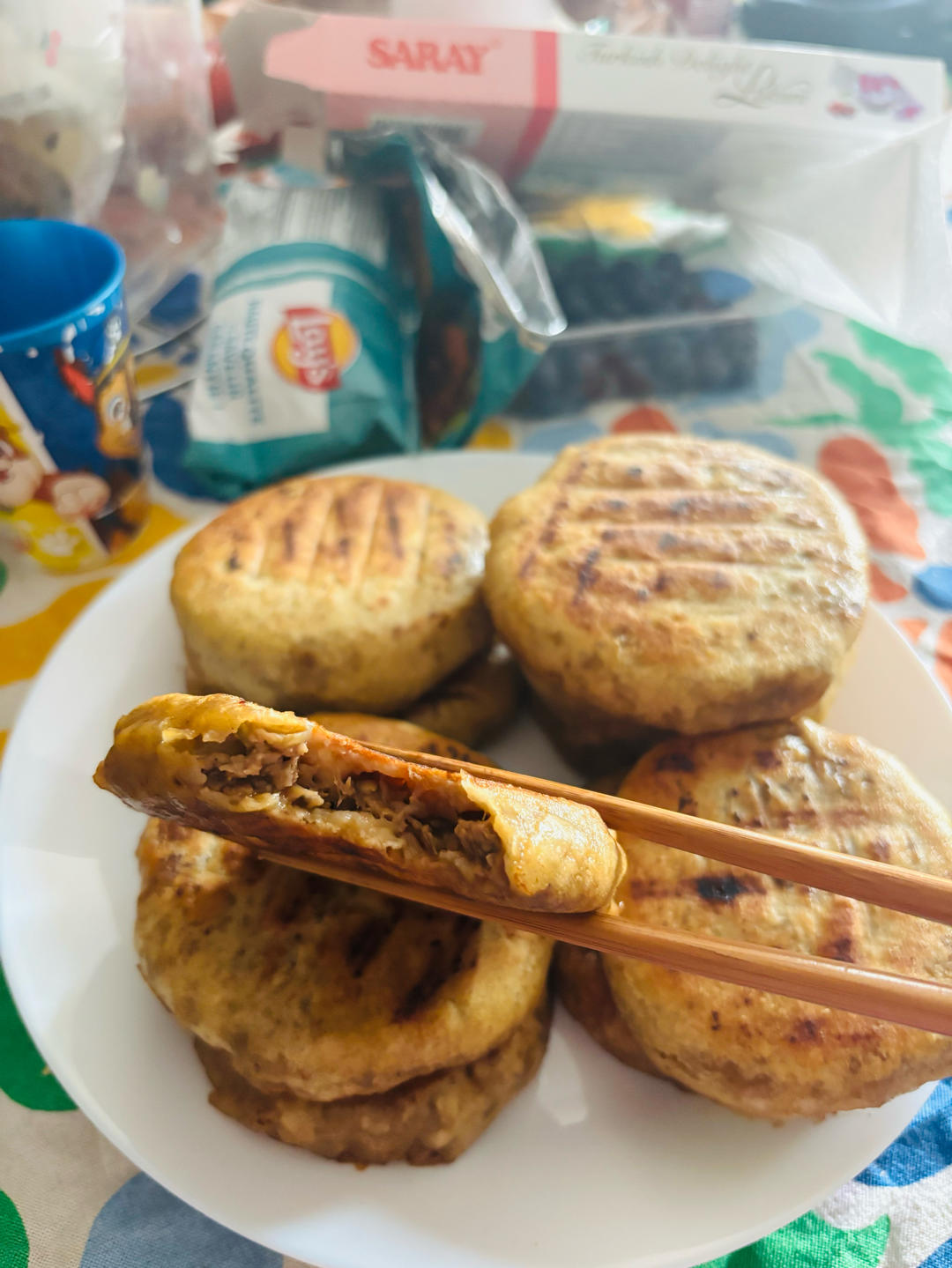 尖椒茄子馅饼