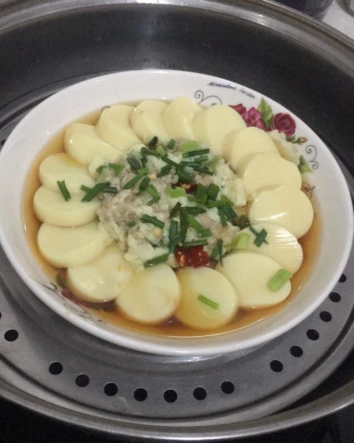 日本豆腐蒸肉沫