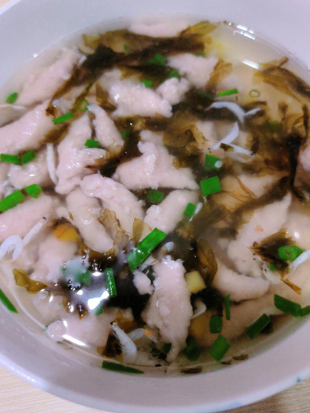 温州瘦肉丸，自制无添加剂快手做的猪肉羹