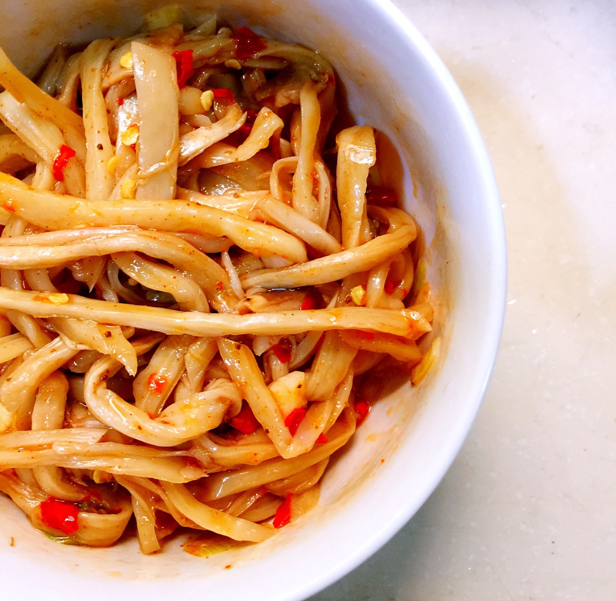 油泼杏鲍菇（凉菜