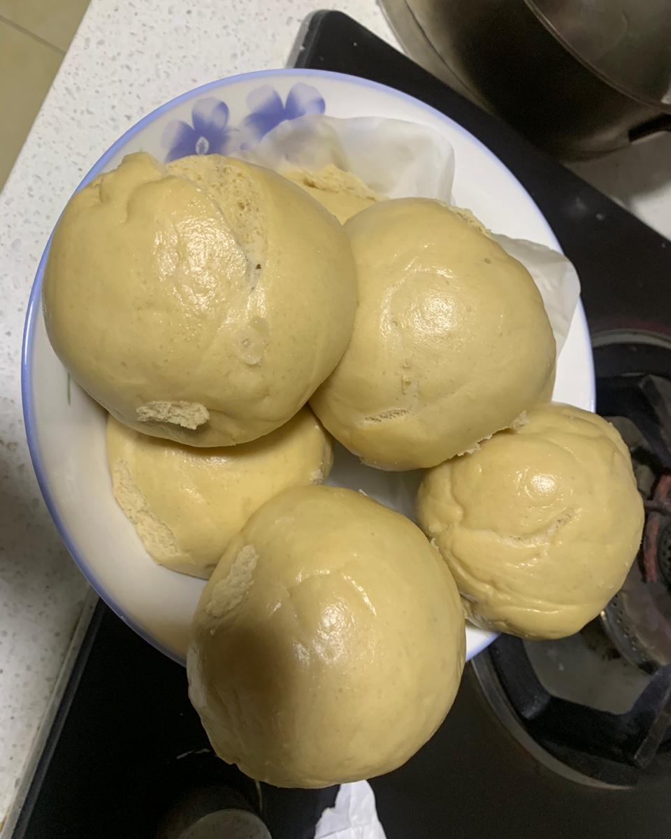 有着面包口感的红糖馒头（一次发酵）