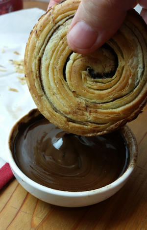 丹麦面包 巧克力可可丹麦卷的做法 步骤18