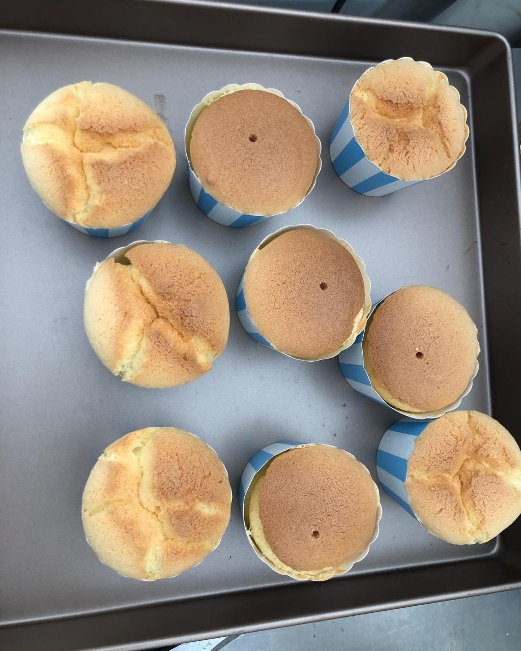 软绵绵戚风纸杯蛋糕