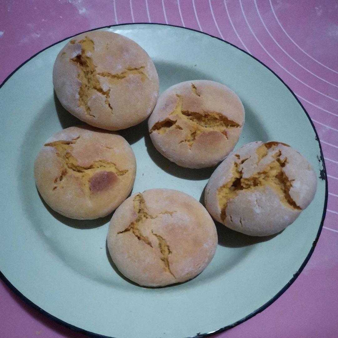 堂妈小厨——发面南瓜饼