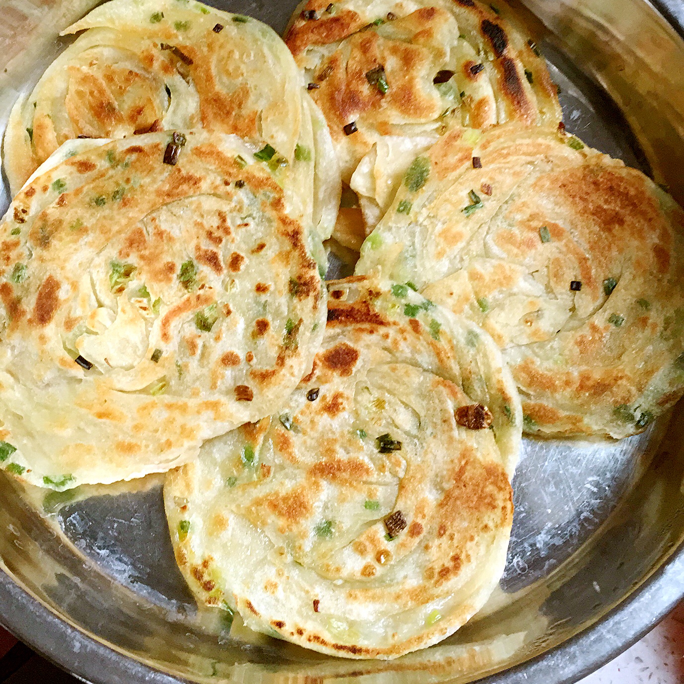 家常葱油饼
