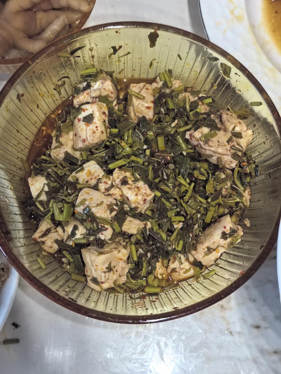 香椿拌豆腐