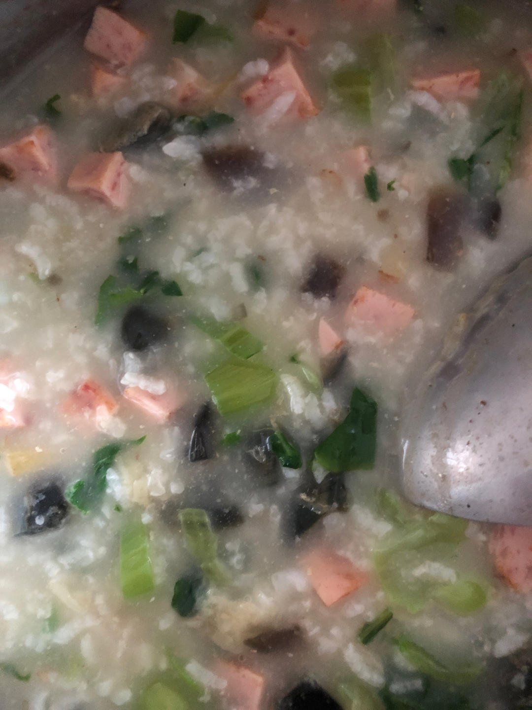 妈妈👩教我做的皮蛋瘦肉粥🥣简单快捷美味😋