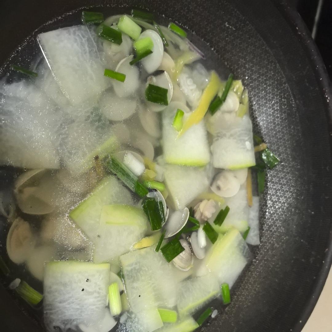 白贝冬瓜鲜味汤