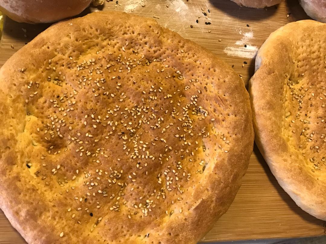 素汝开朗做的新疆馕