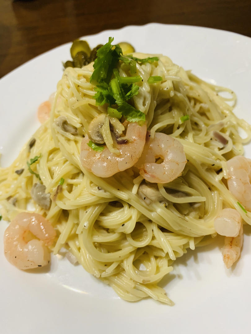 奶油培根意大利面