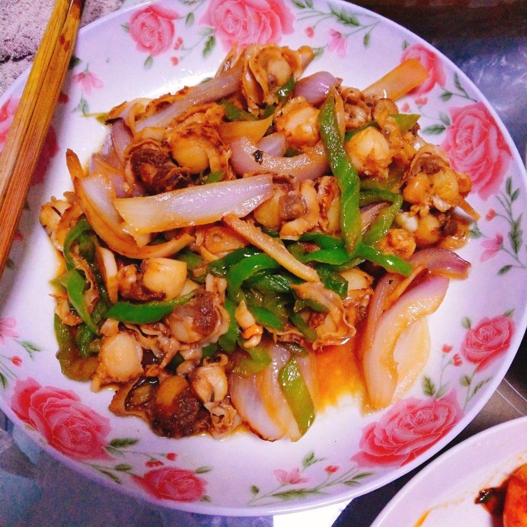 拌米饭賊好吃——扇贝肉炒辣椒