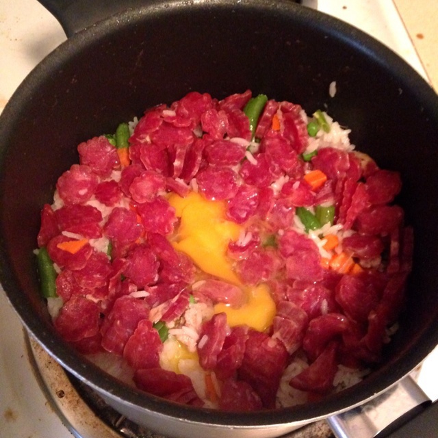 香肠煲仔饭