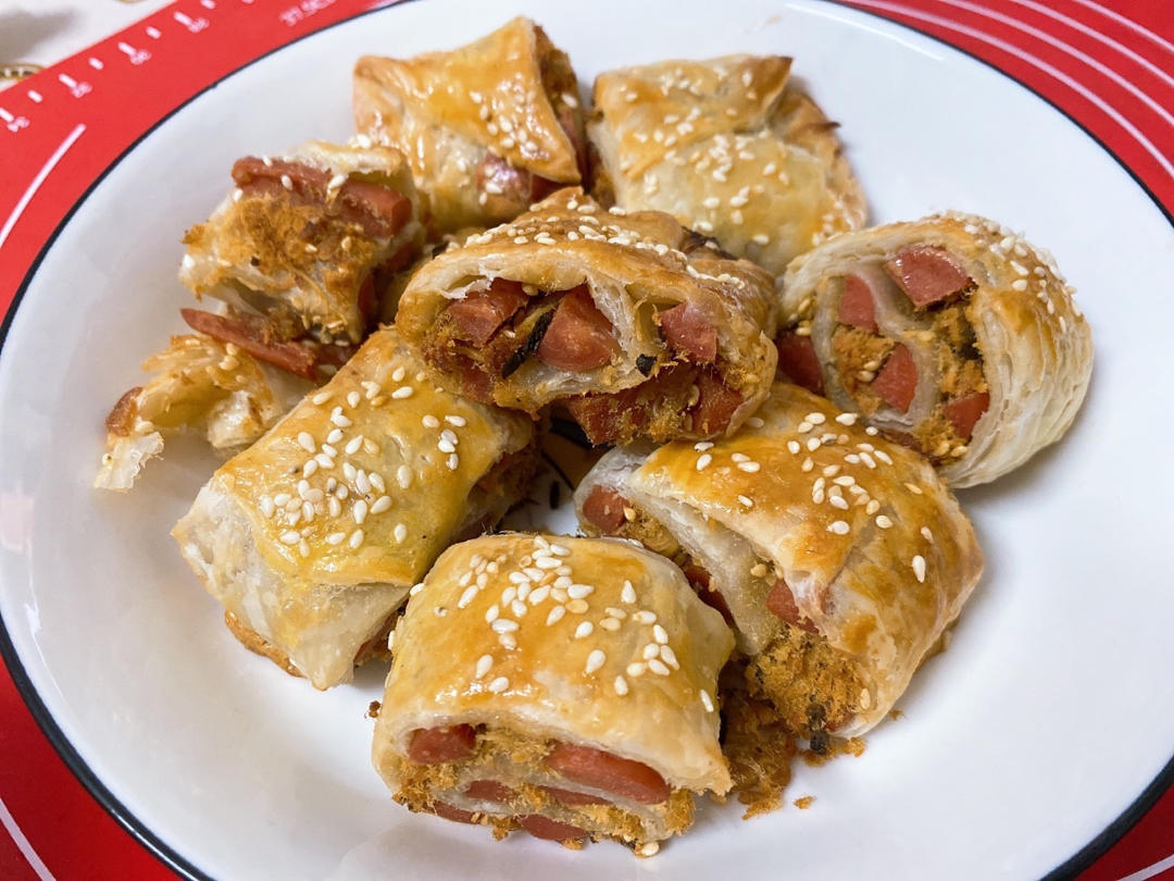 香酥火腿肉松卷