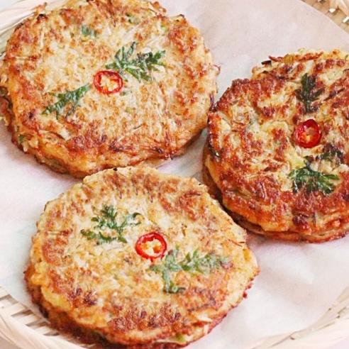 녹두빈대떡韩式绿豆饼煎饼的做法