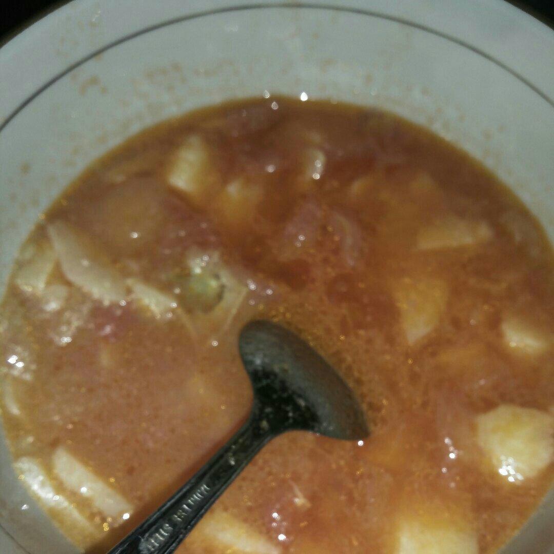 超级浓超好喝的番茄土豆汤