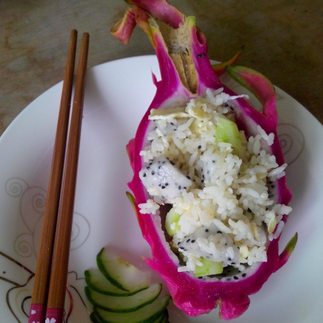 清爽火龙果炒饭