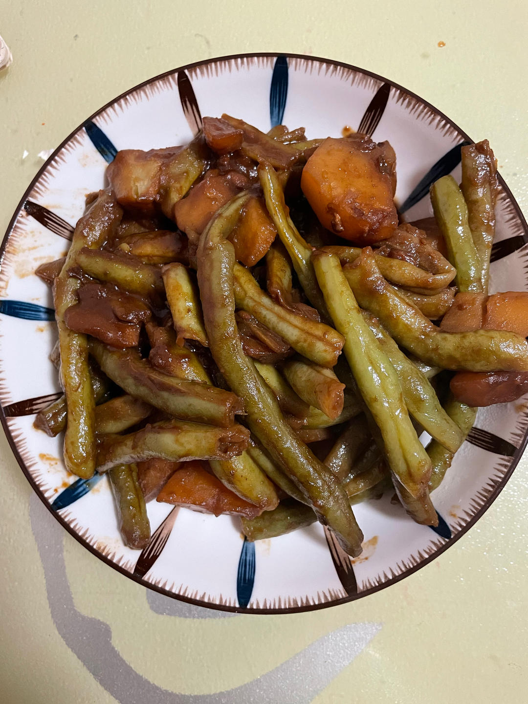 土豆炖豆角