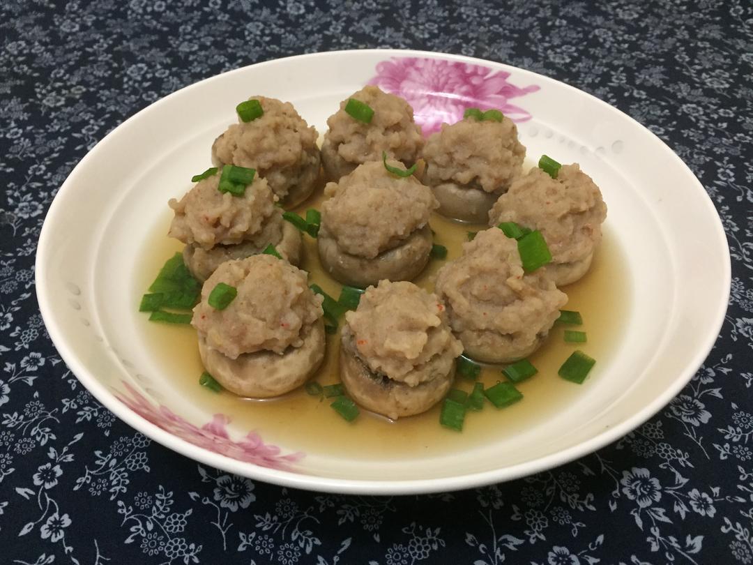 【古人食】虾酿口蘑|化痰开胃·润肺益气·源自《筵款丰馐依样调鼎新录》