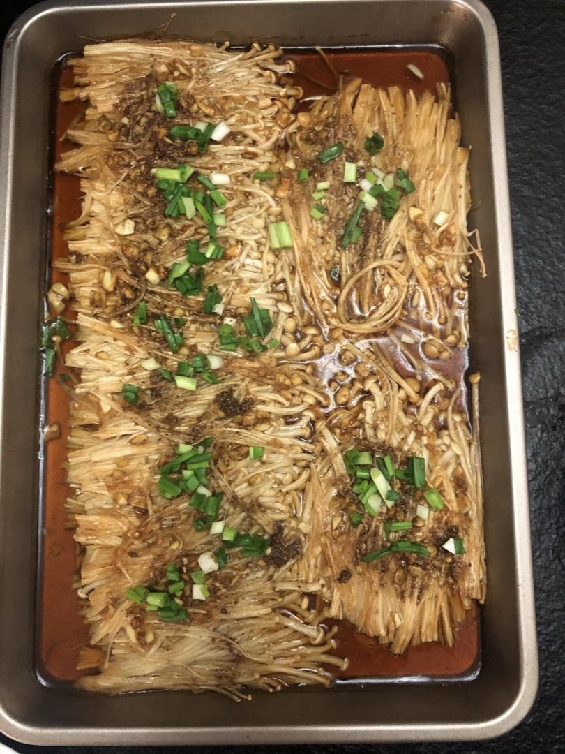蒜蓉烤金针菇（烤箱版）