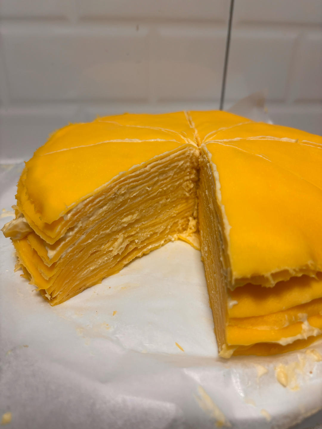 榴莲千层（超软糯蛋皮配方٩( ᐛ )و