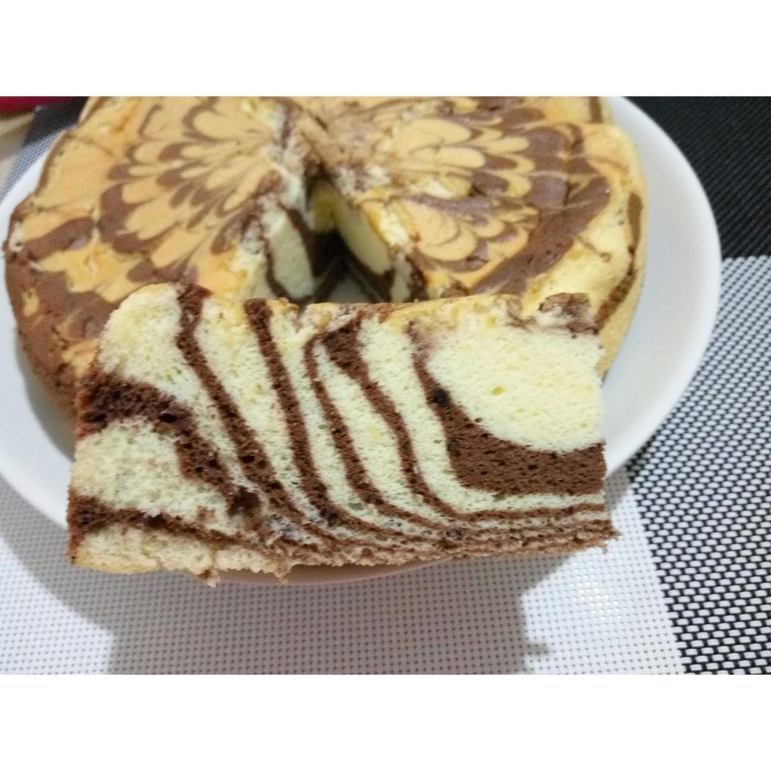 斑马纹酸奶蛋糕