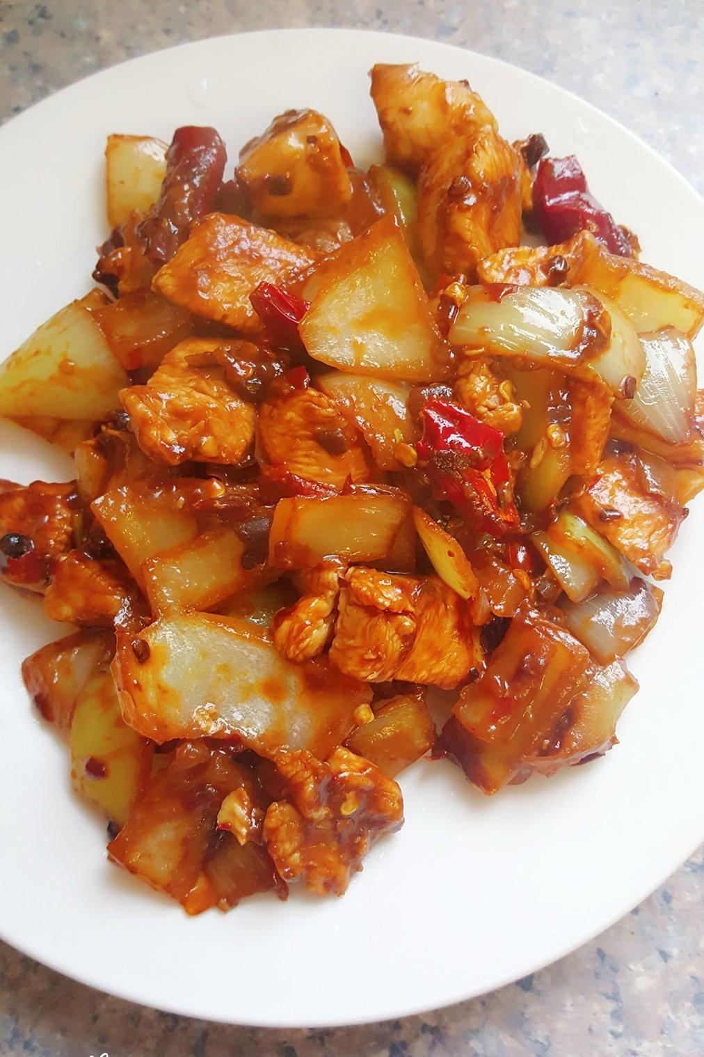 小炒鸡肉