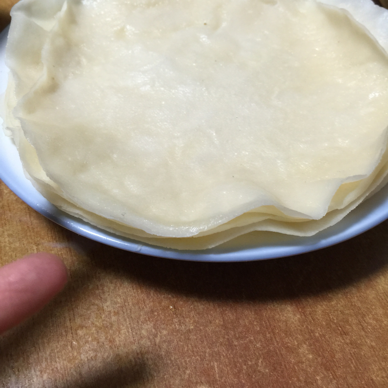 春饼 —薄如纸