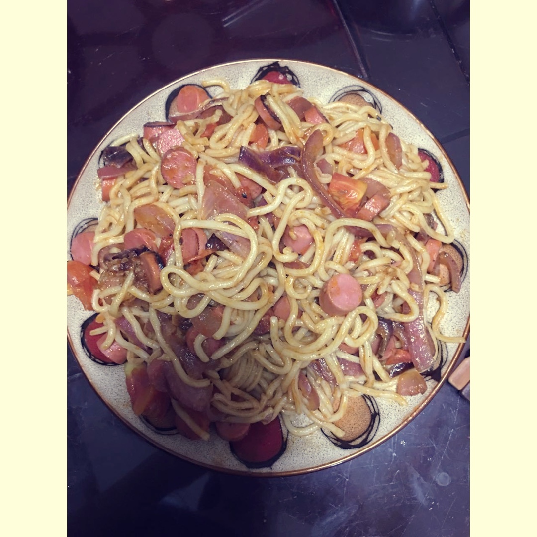 番茄火腿芝士意面