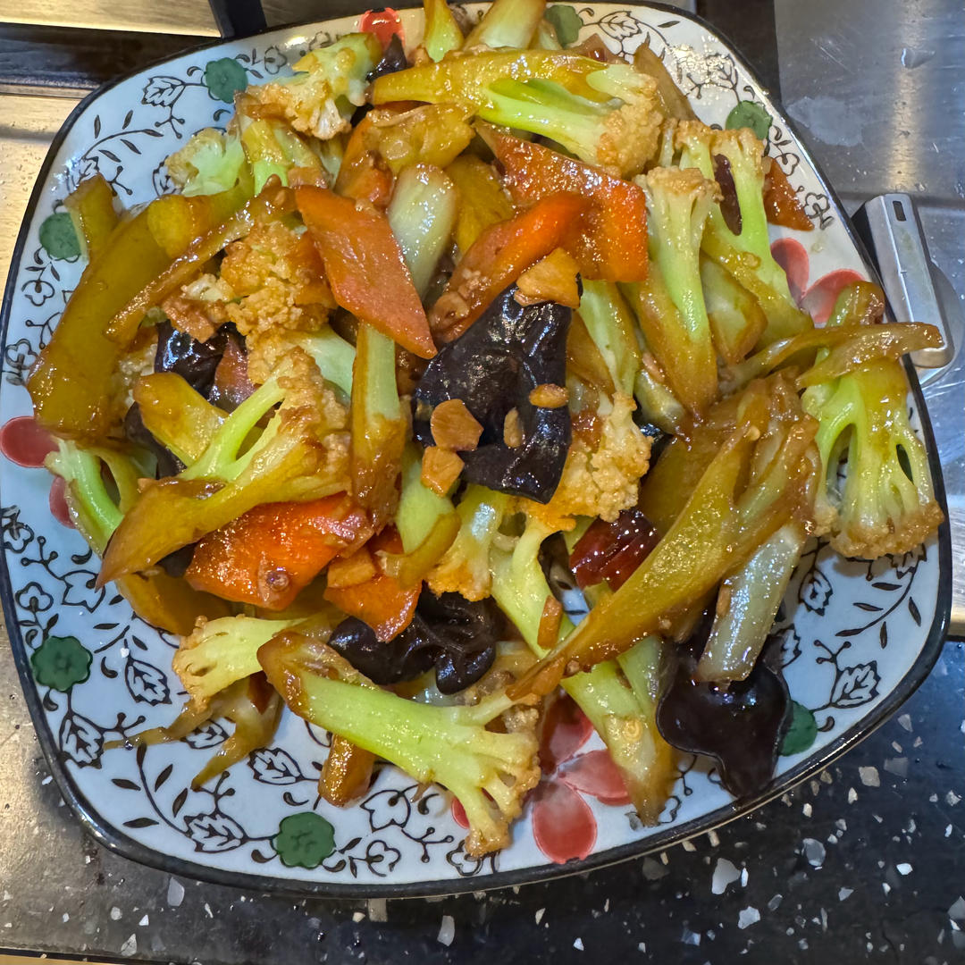 无肉简易版干煸菜花