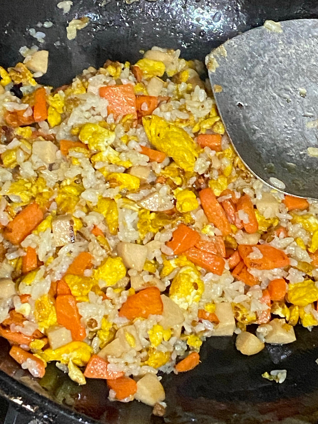 胡萝卜炒米