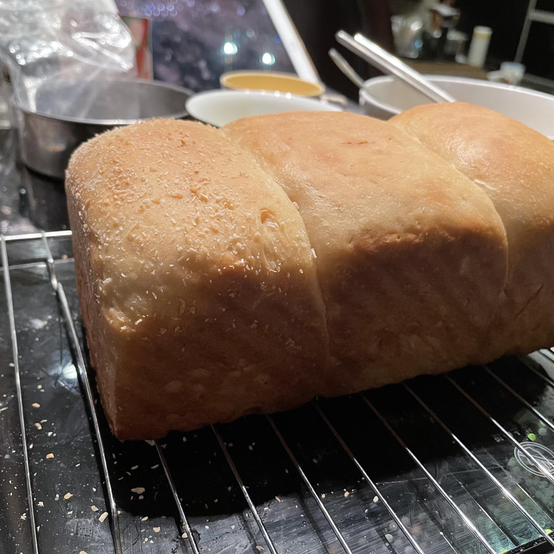 全网最简单吐司面包🍞