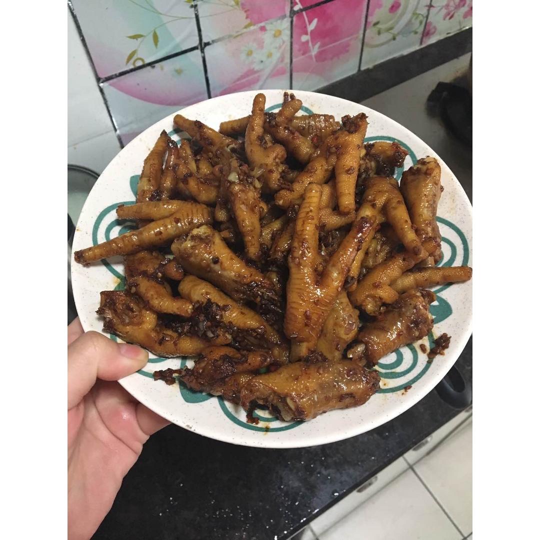 然妈小灶.蒜香鸡脚