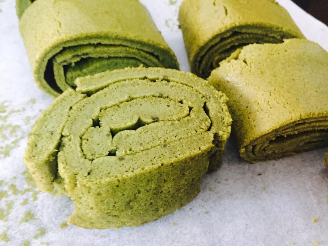 抹茶蜜豆蛋糕卷