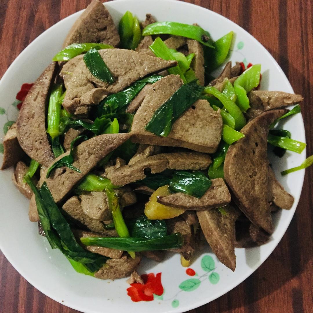 葱爆肝尖