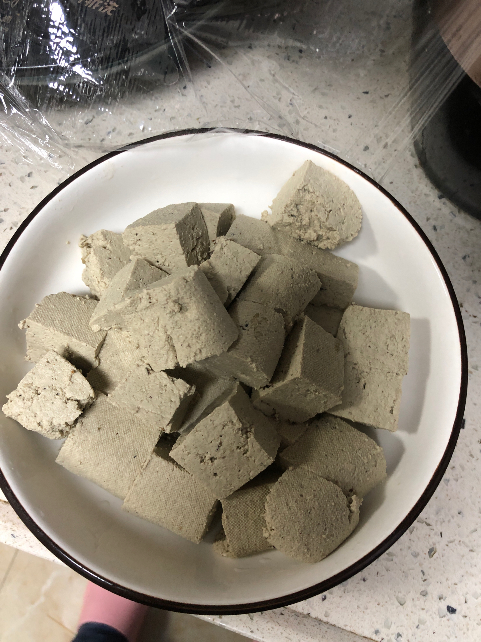 自制黑豆豆腐