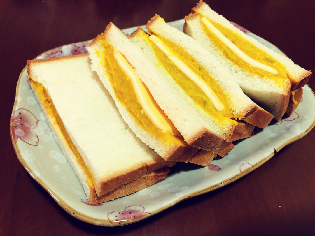 南瓜泥三明治