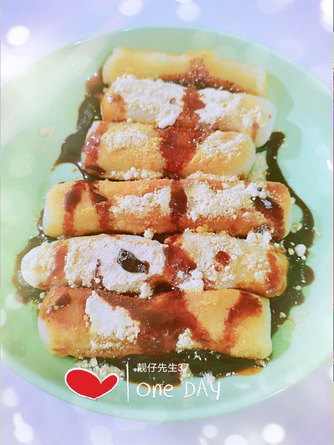 非油炸奶香红糖糯米条😋红糖糍粑